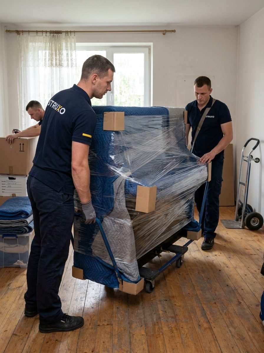 Struxo Group baldų pervežimas